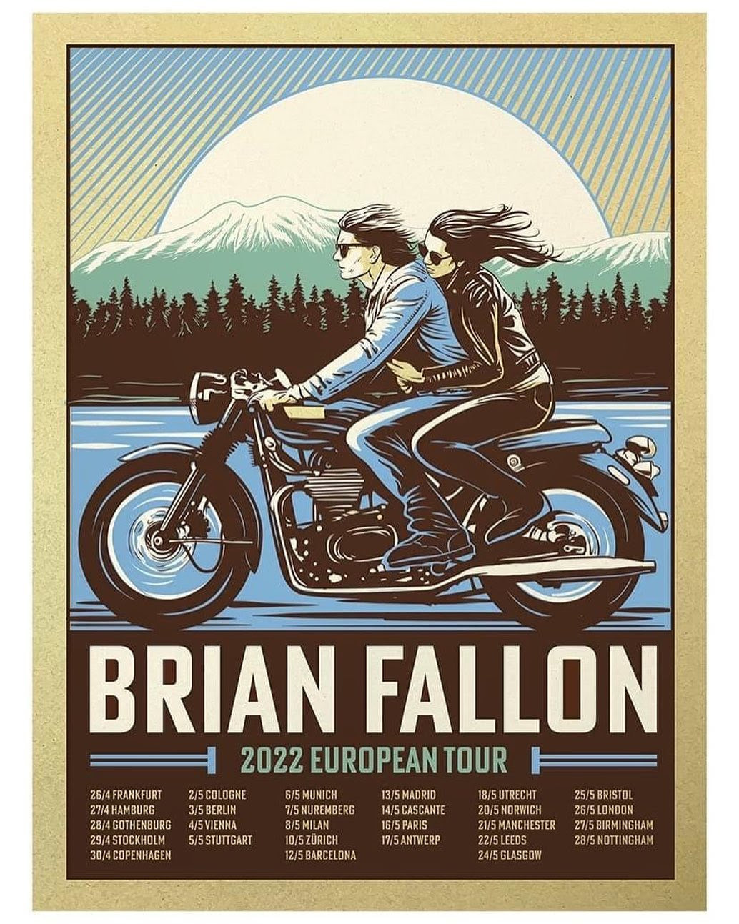 Brian fallon fechas