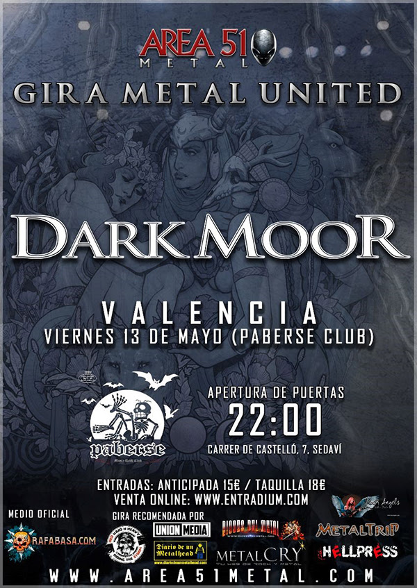 Concierto Dark Moor Valencia 13 mayo